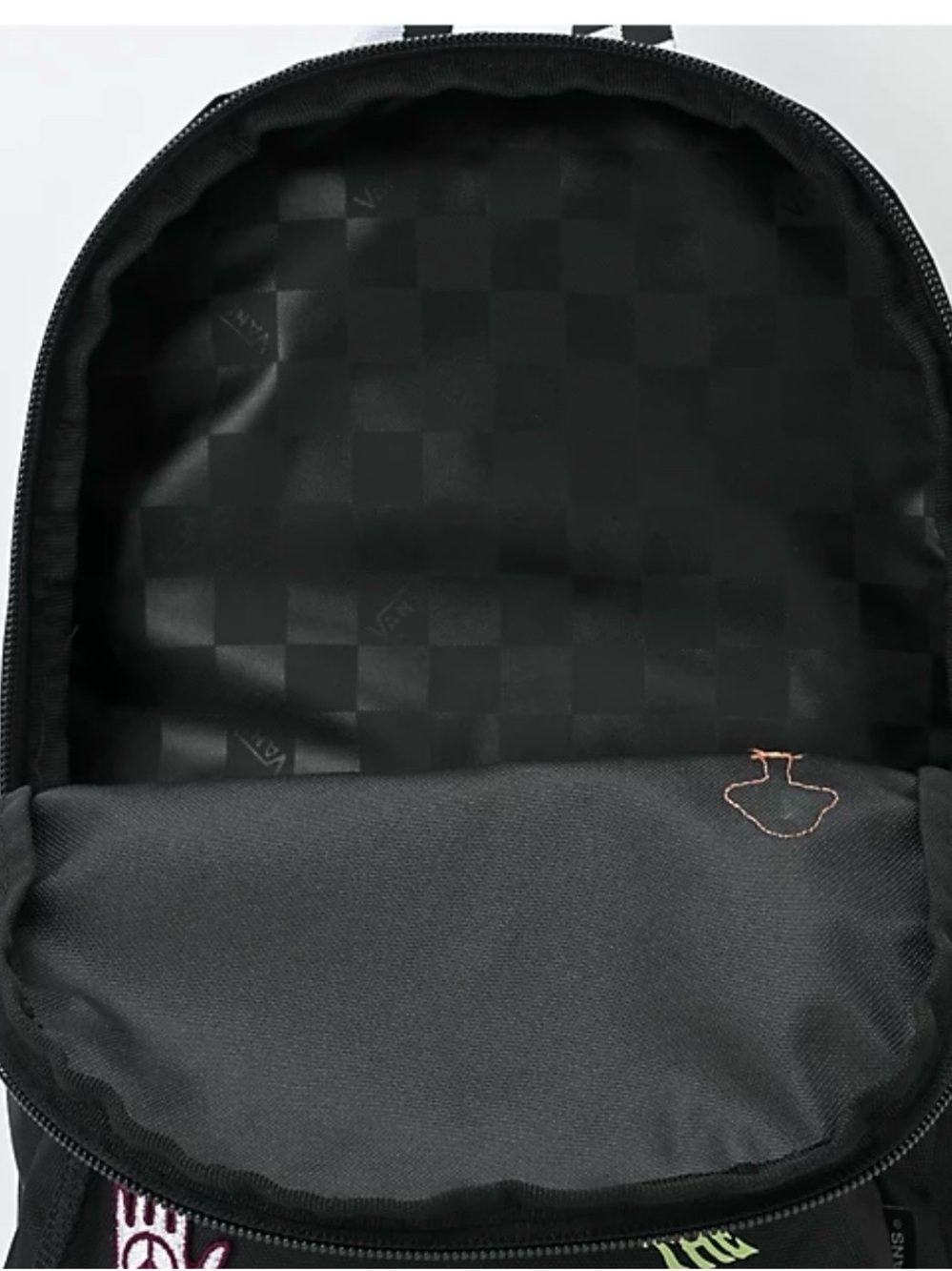 Vans New Bounds Novelty Patches Black Mini Backpack - Picture 7 of 8